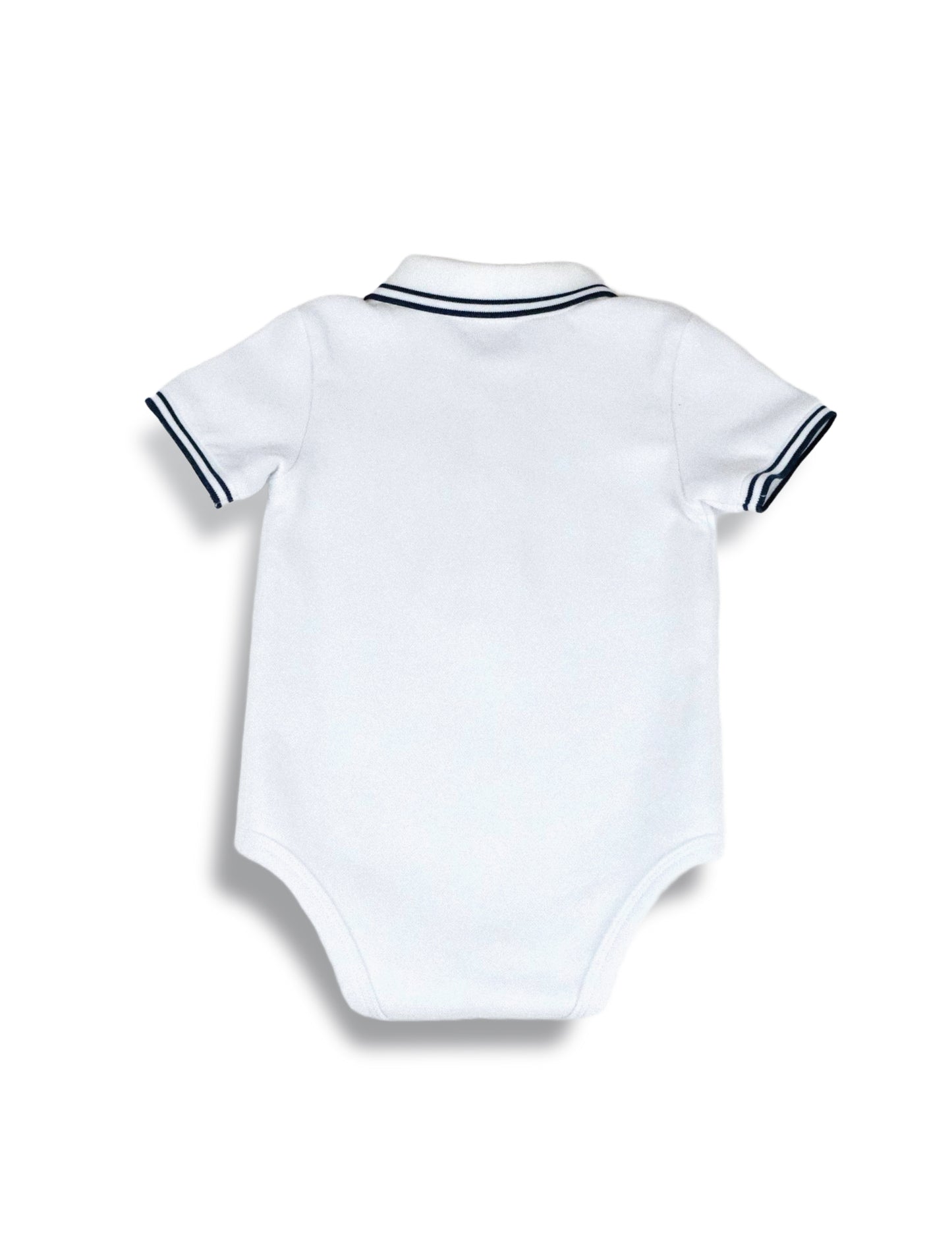 Organically Grown Cotton Polo Bodysuit