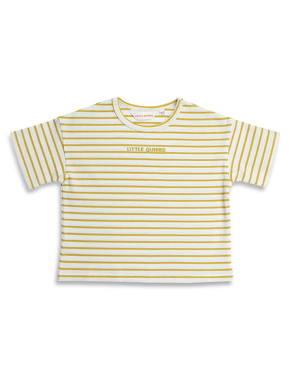 Organically Grown Cotton Oversized Stripe T-Shirt