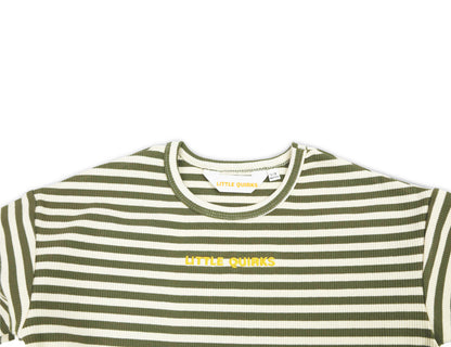 Moss Oversized Stripe Long sleeve T-shirt