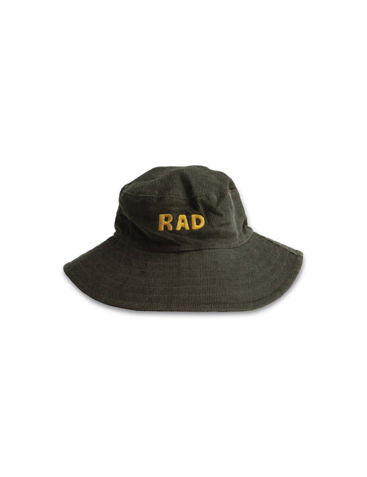 Moss Corduroy Bucket Hat